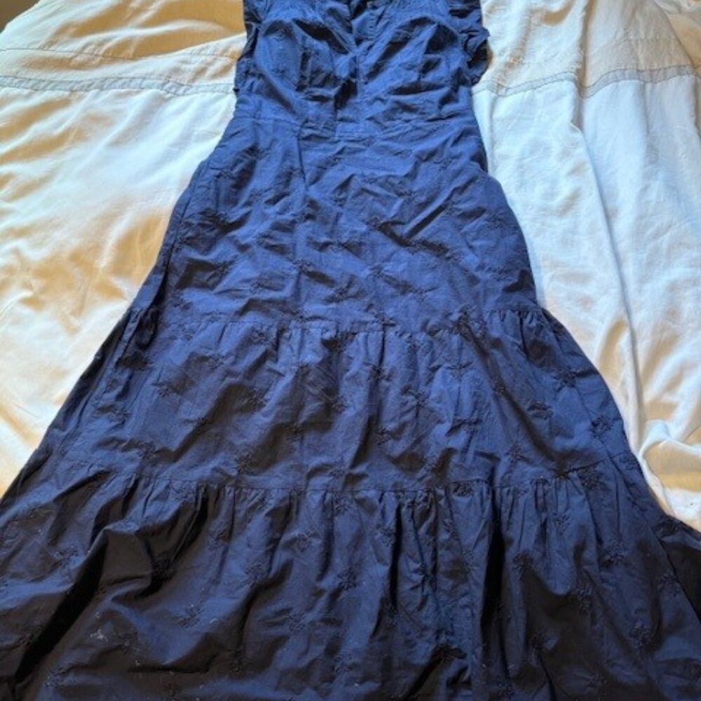 GAP Navy Blue Sleeveless Maxi Dress Sz 10